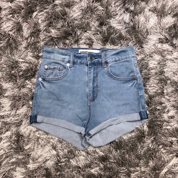 garage high waisted shorts